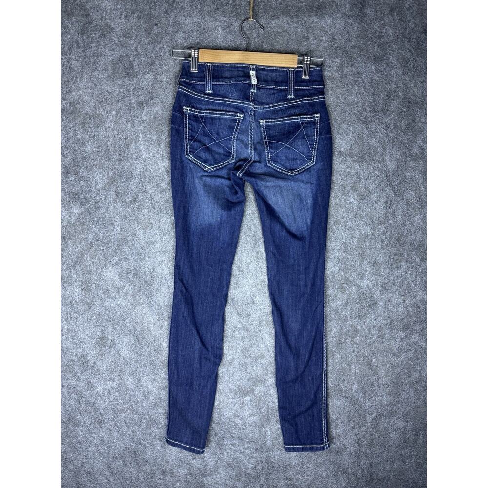 ARIAT Real Denim - Women's Jeans - Mid Rise Skinny Blue - Size 25R - Picture 11 of 14